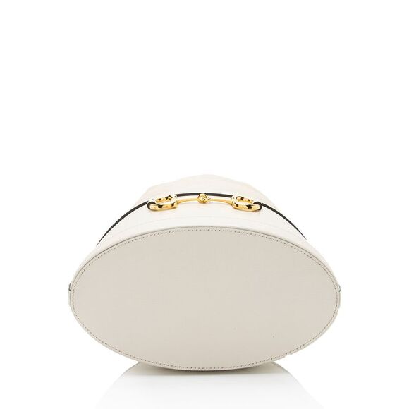 Gucci Leather Horsebit 1955 Drawstring Bucket Bag - Picture 4 of 14